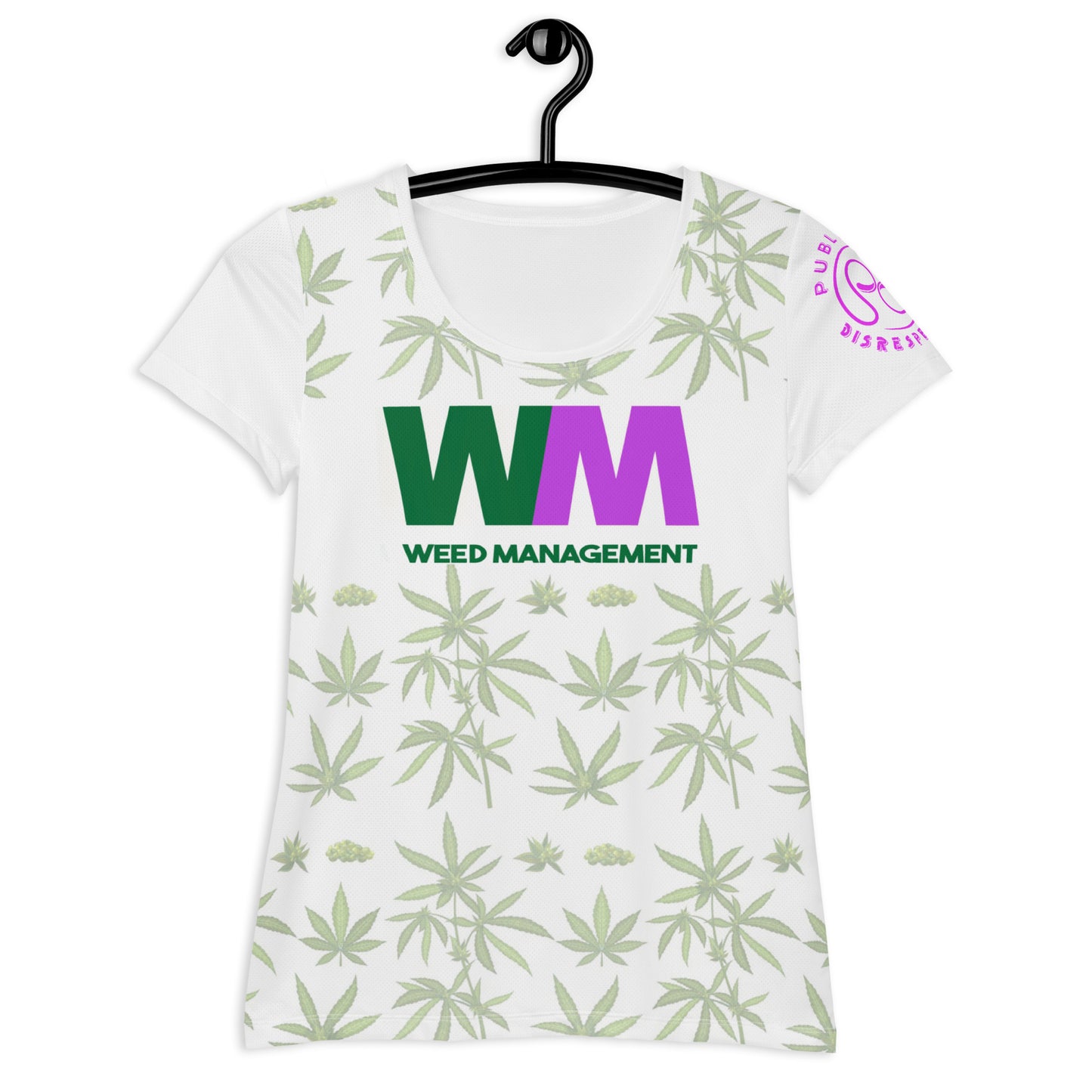 Weed Management Women's Athletic T-Shirt - Dry Fit